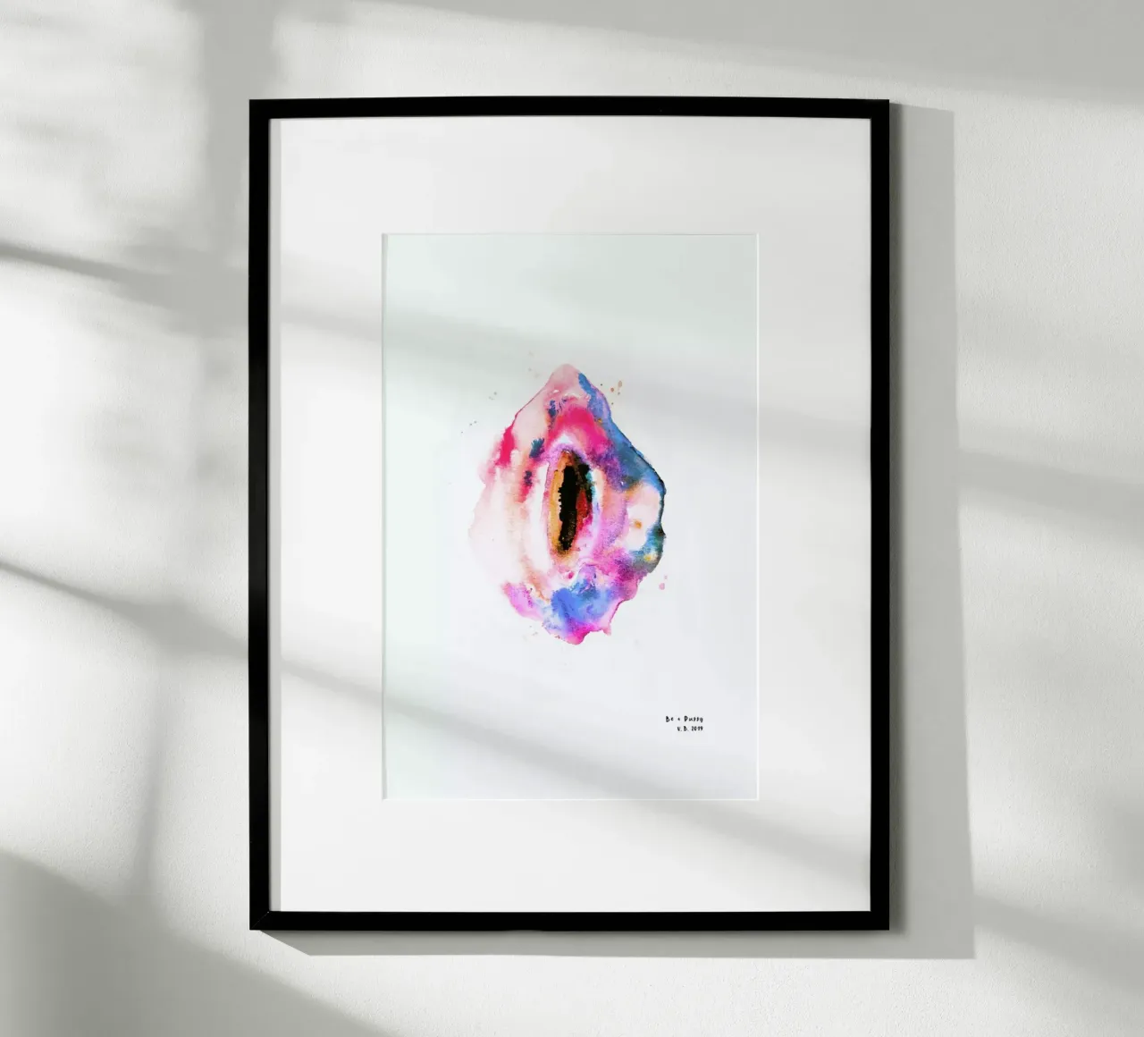 Watercolor Vulva Unicorn poster da Verena Bonath | 21st aesthetics