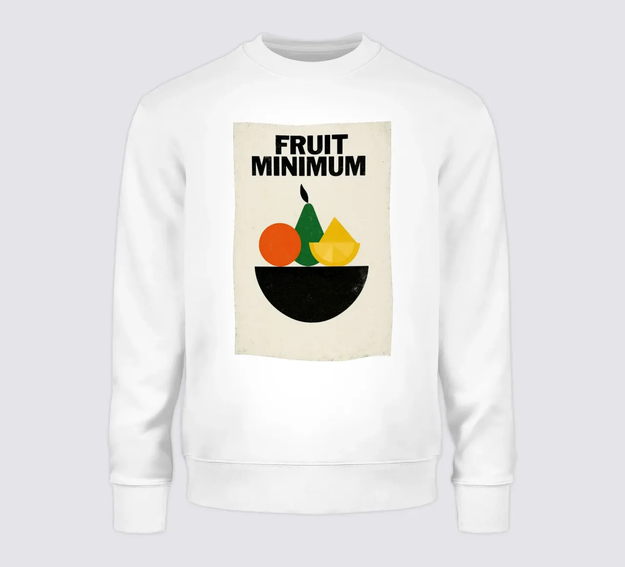 Frutta Minima - L'essenziale in forme e colori felpa da Pop and Fruits - Affiches & posters