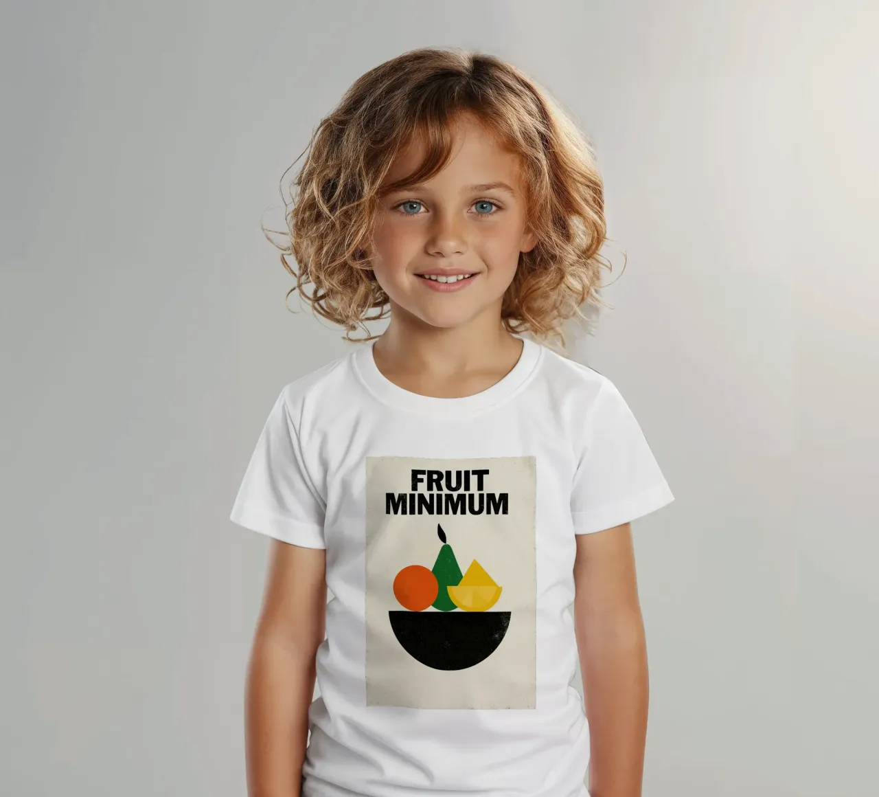 Frutta Minima - L'essenziale in forme e colori t-shirt bambini da Pop and Fruits - Affiches & posters
