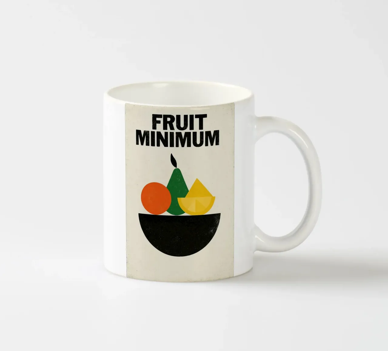 Frutta Minima - L'essenziale in forme e colori tazza in ceramica da Pop and Fruits - Affiches & posters