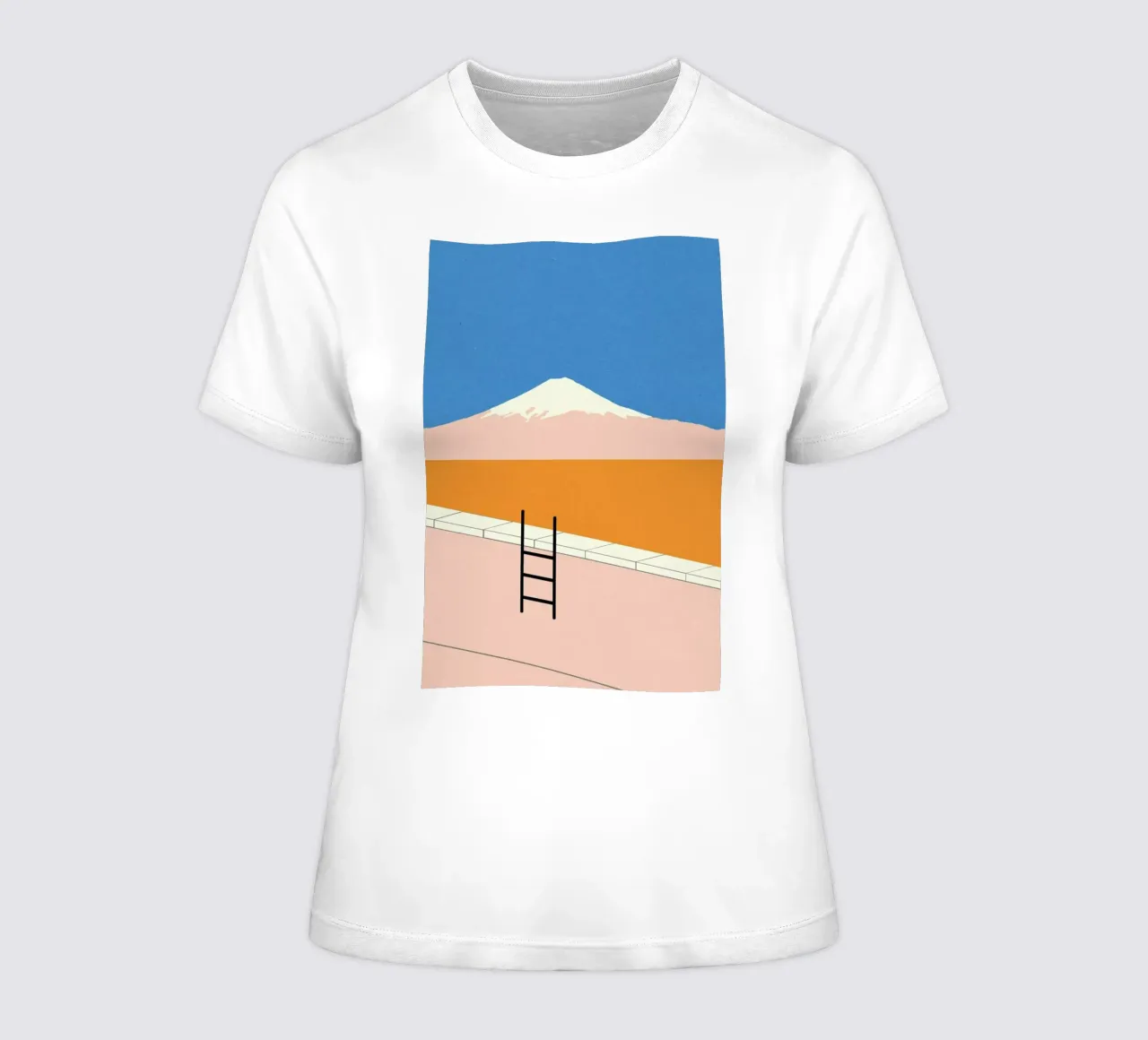 Fuji Pool t-shirt da donna da Rosi Feist