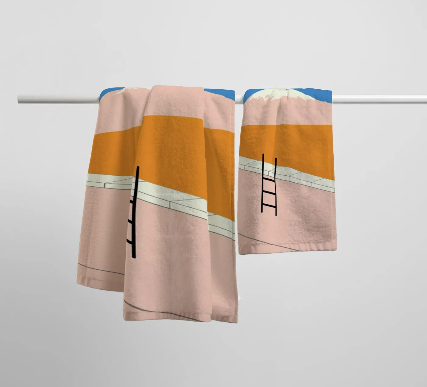 Fuji Pool badhanddoek van Rosi Feist