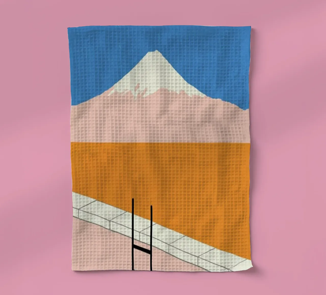 Fuji Pool canovaccio da cucina da Rosi Feist