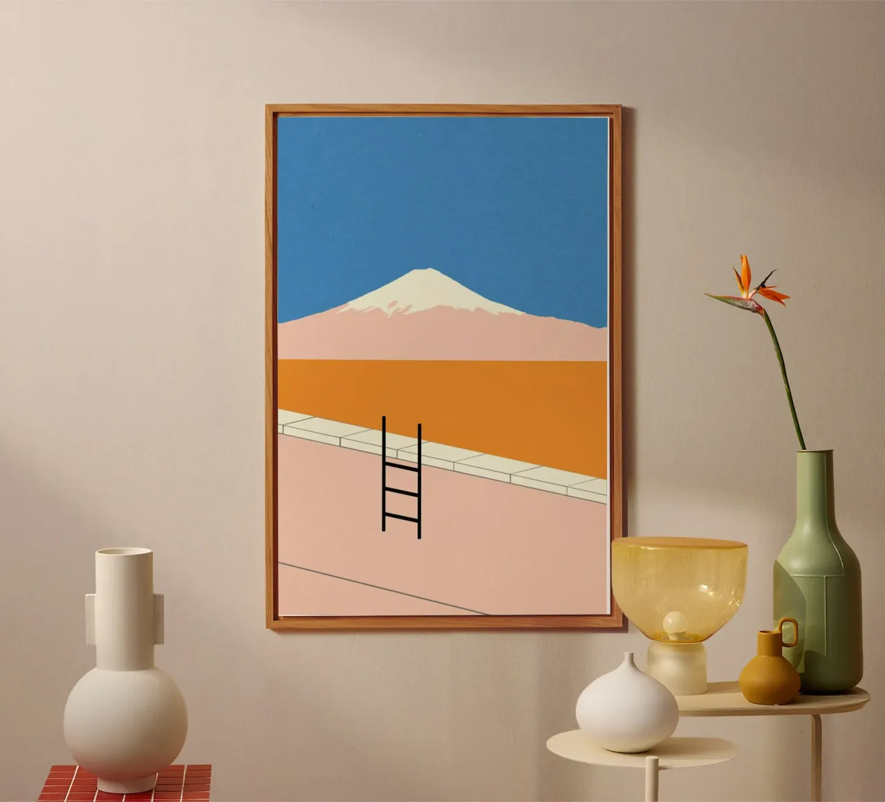Fuji Pool alluminio dibond da Rosi Feist
