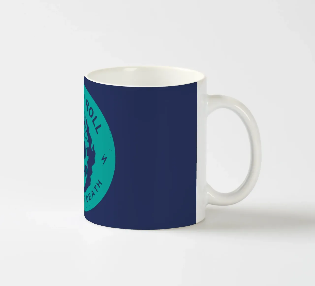 Rock n Roll Metal o Morte tazza in ceramica da Gunawan Rb