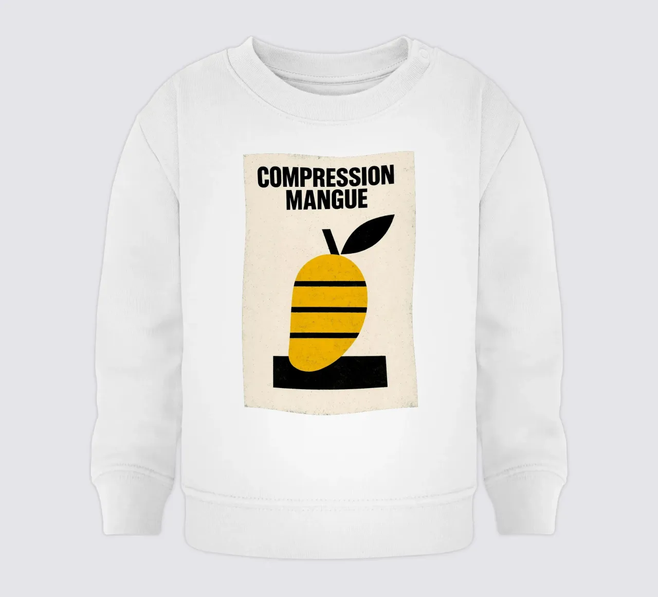 Compression Mango - Morbidezza sotto pressione felpa neonato da Pop and Fruits - Affiches & posters