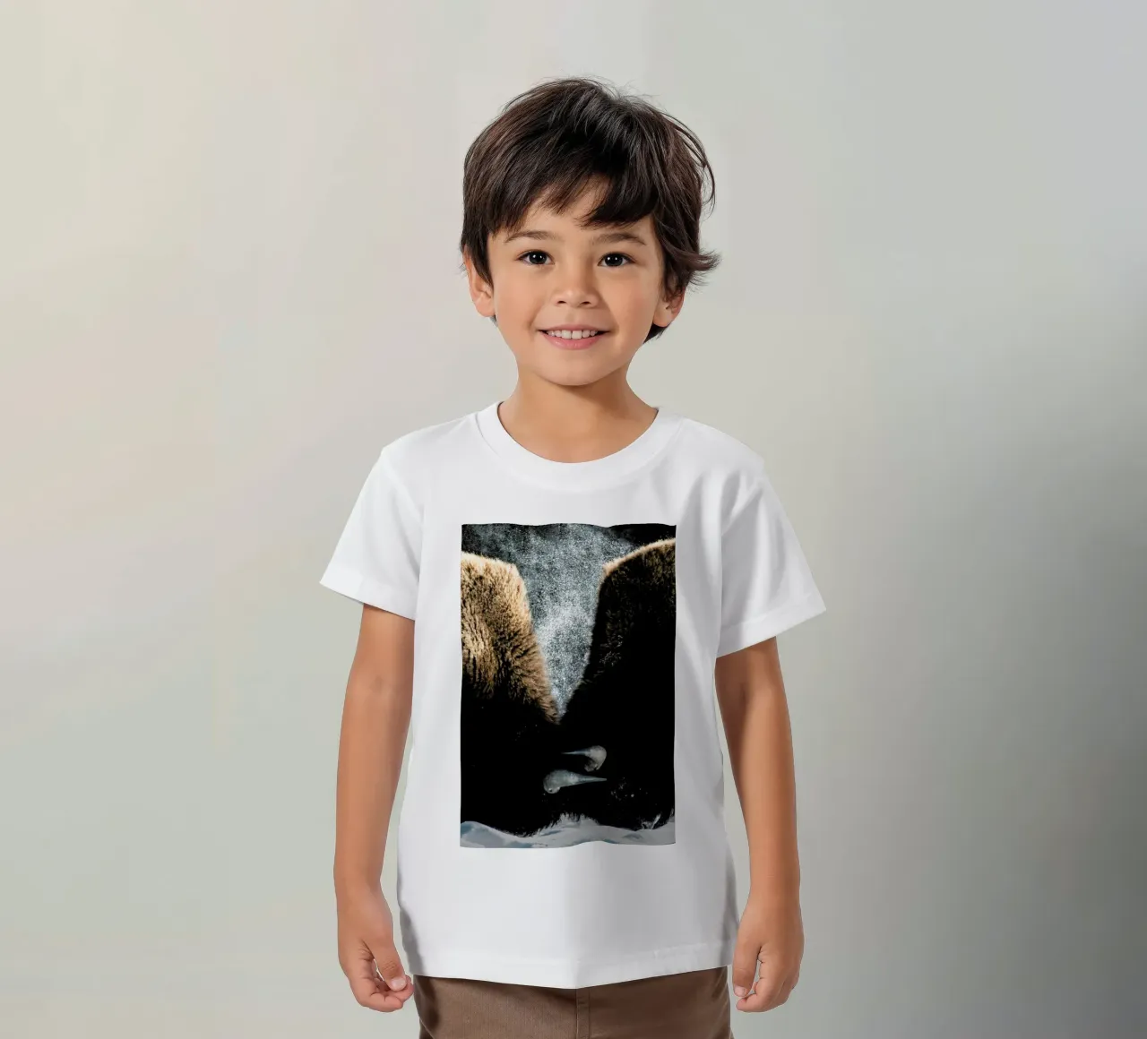 Interlocked t-shirt bambini da Natural Kingdom