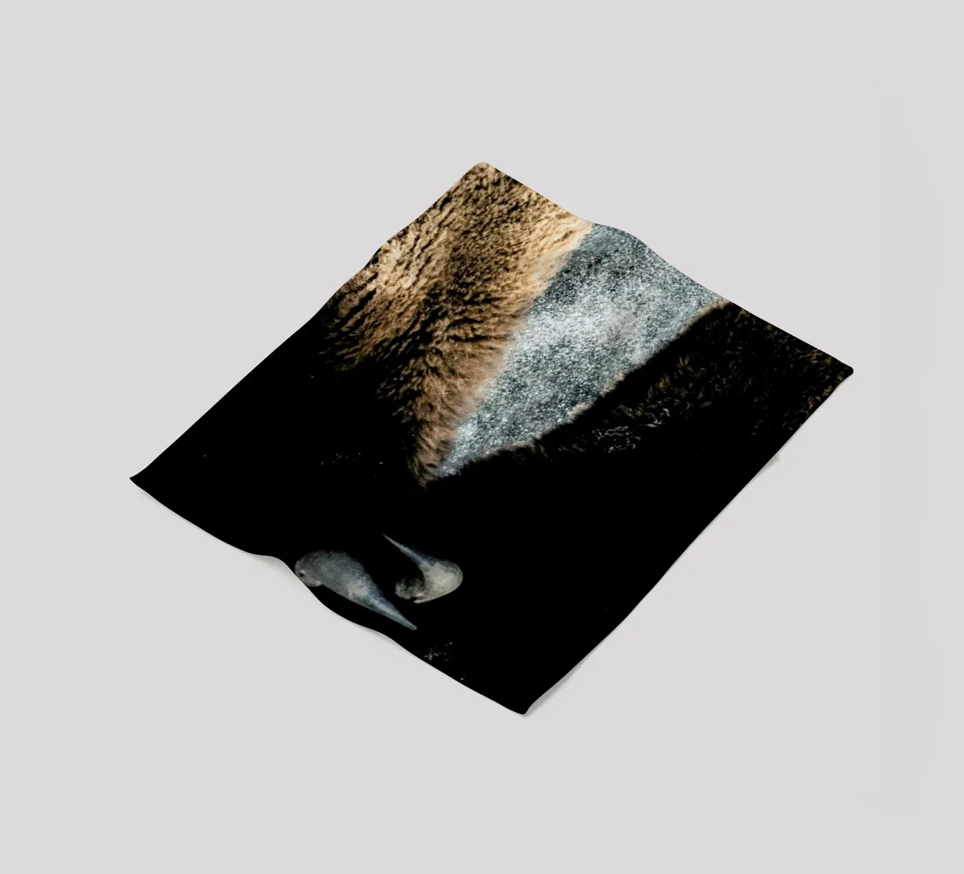 Interlocked Fleecedecke von Natural Kingdom