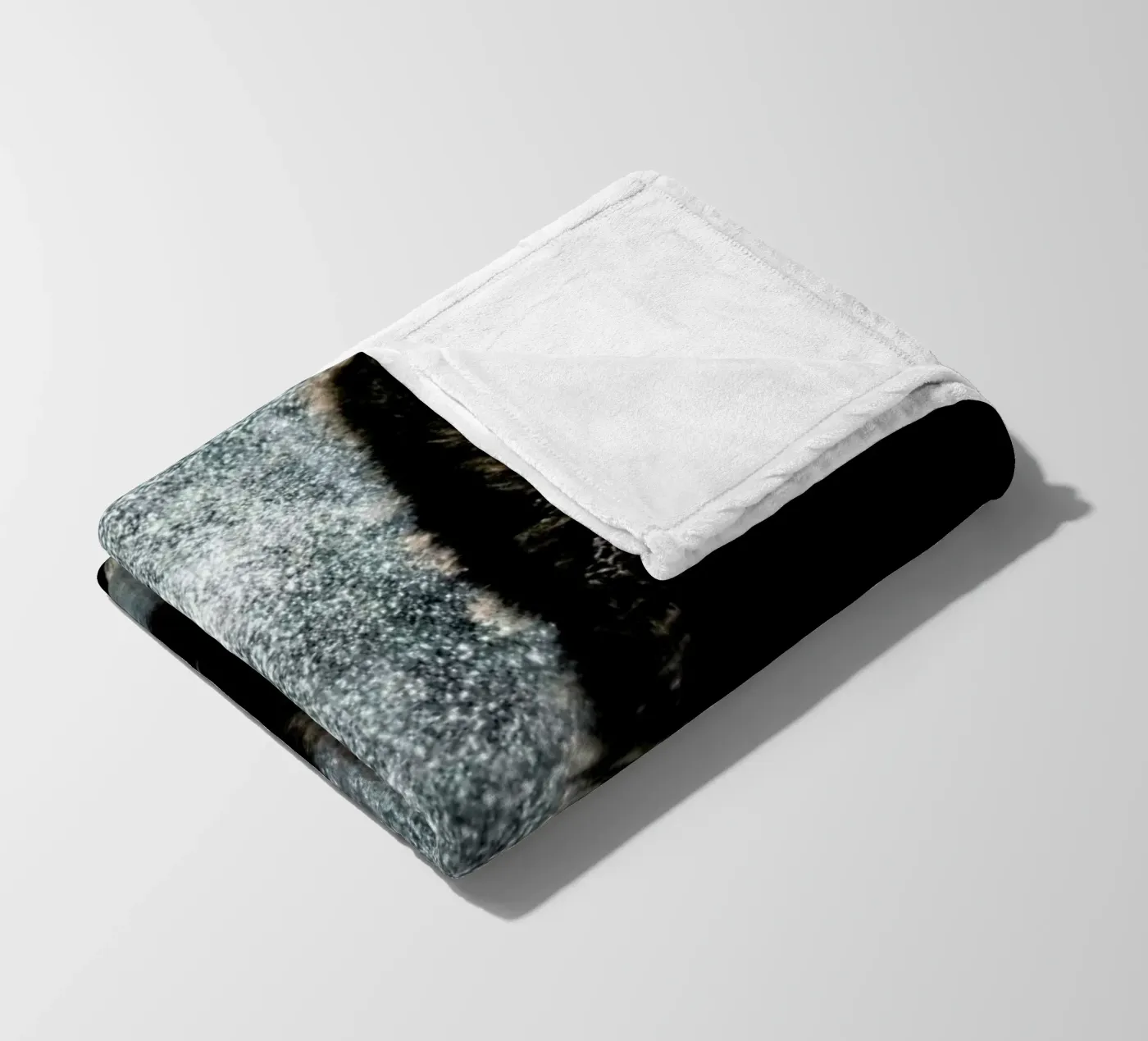 Interlocked Fleecedecke von Natural Kingdom