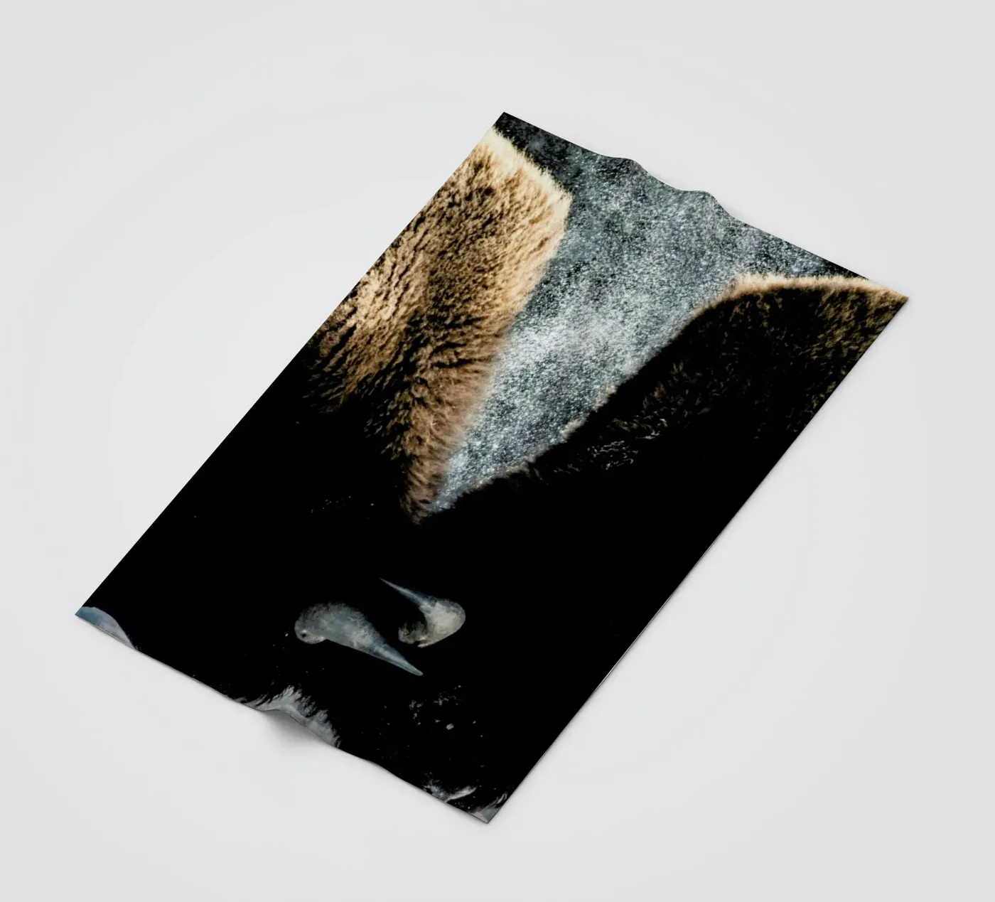 Interlocked Fleecedecke von Natural Kingdom