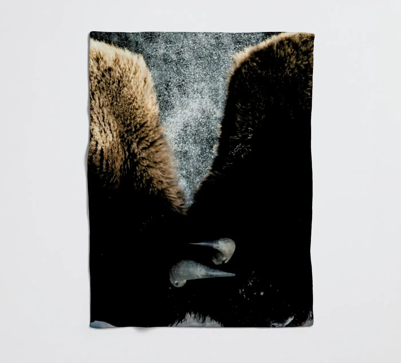 Interlocked Fleecedecke von Natural Kingdom