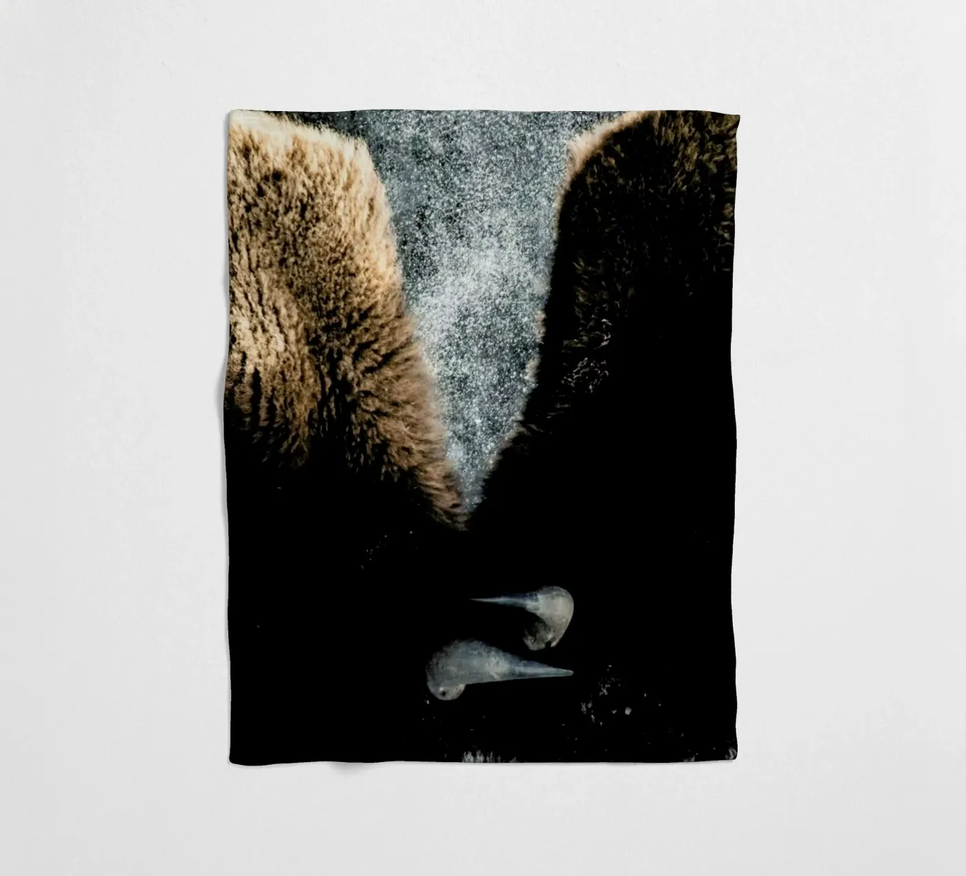 Interlocked Fleecedecke von Natural Kingdom