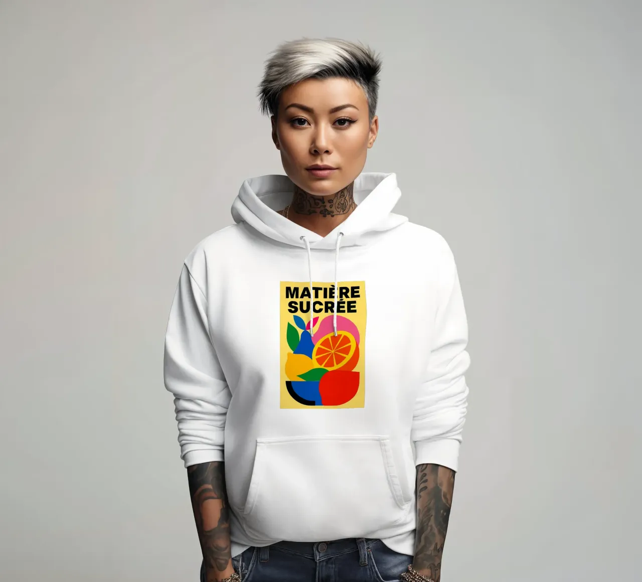 Matière Sucrée - Un'esplosione di colore e di piacere felpa con cappuccio da Pop and Fruits - Affiches & posters