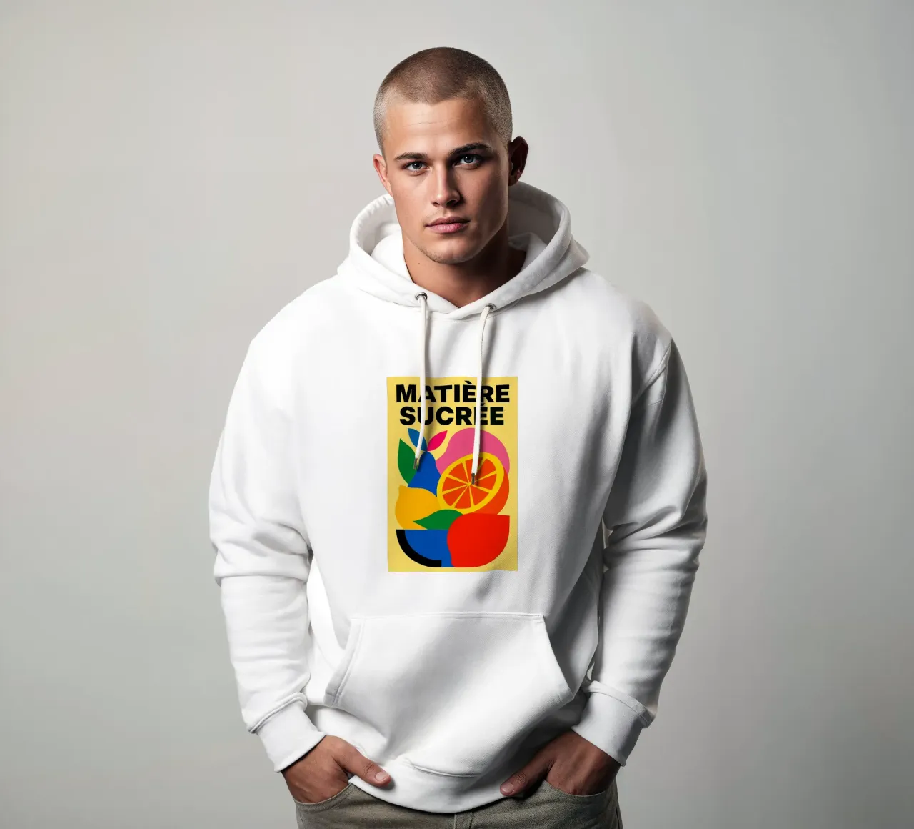 Matière Sucrée - Un'esplosione di colore e di piacere felpa con cappuccio da Pop and Fruits - Affiches & posters