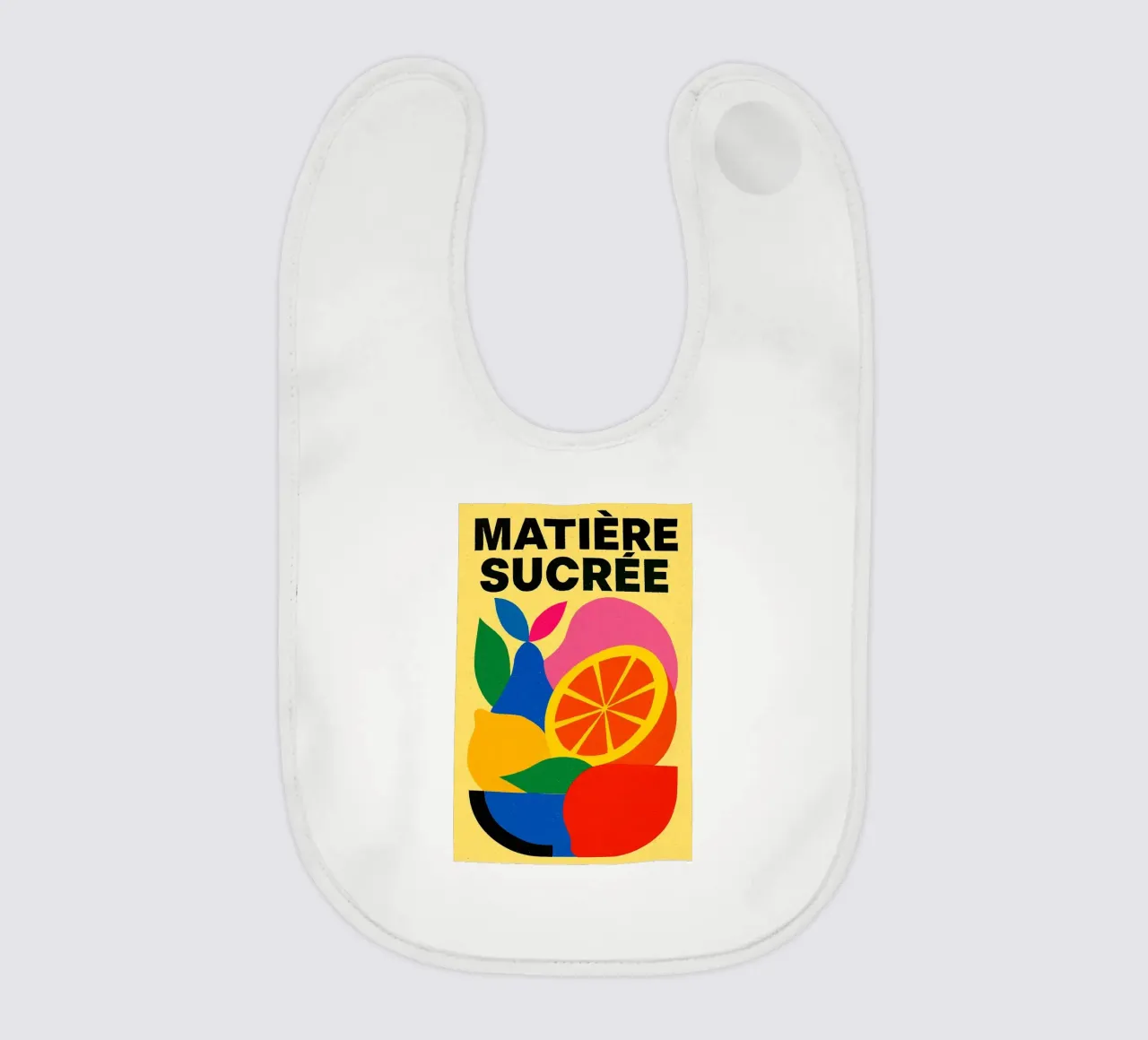 Matière Sucrée - Un'esplosione di colore e di piacere bavaglino da Pop and Fruits - Affiches & posters