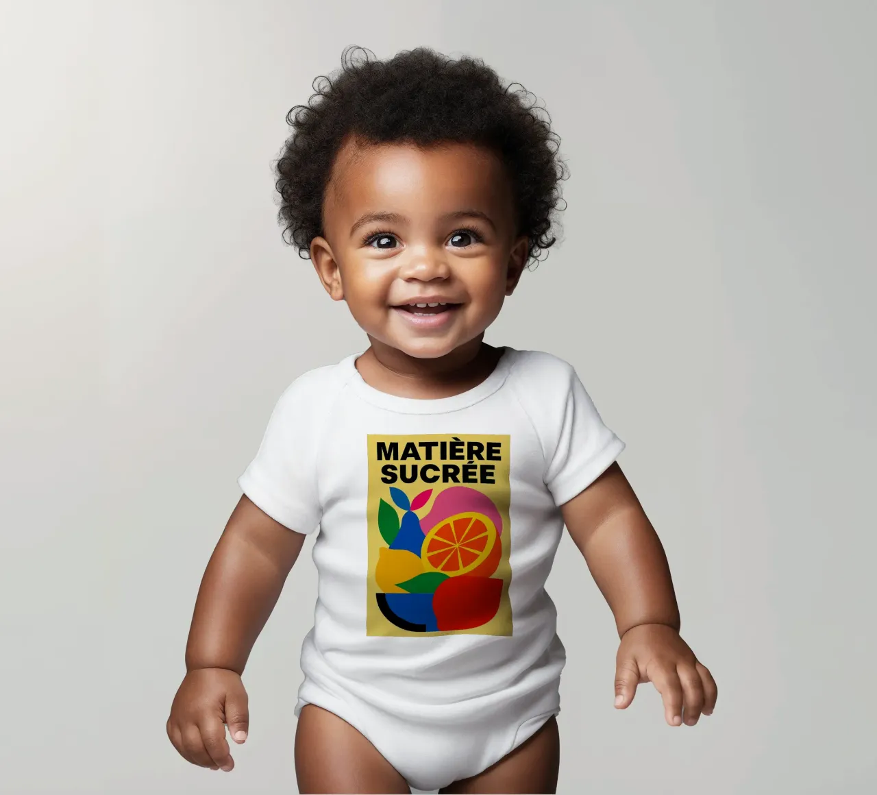 Matière Sucrée - Un'esplosione di colore e di piacere body neonato maniche corte da Pop and Fruits - Affiches & posters