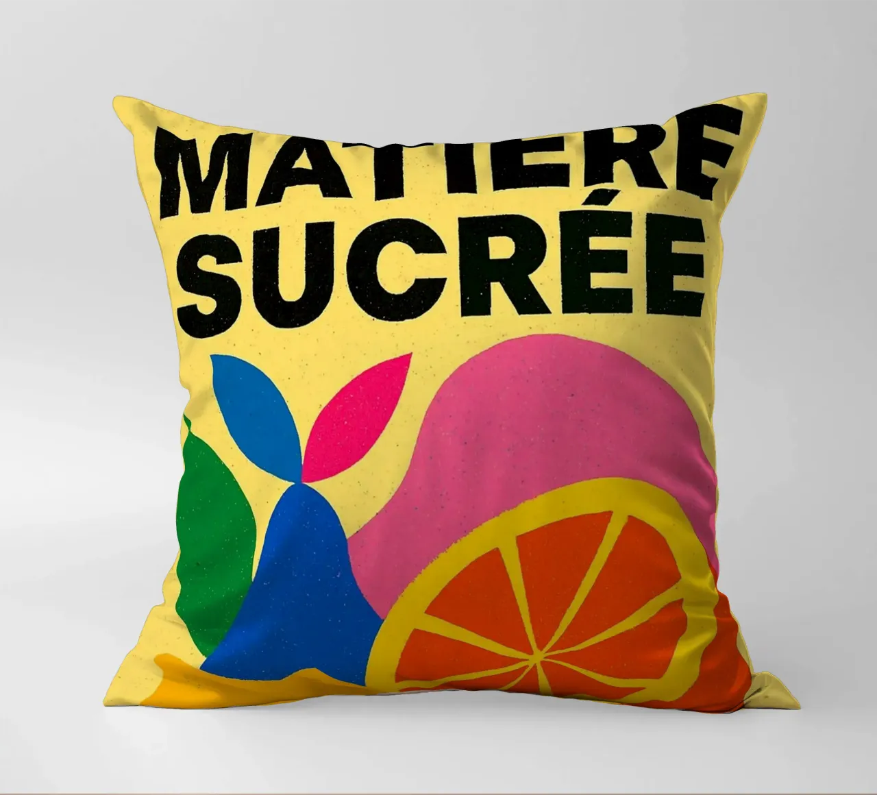 Matière Sucrée - Un'esplosione di colore e di piacere cuscino da Pop and Fruits - Affiches & posters