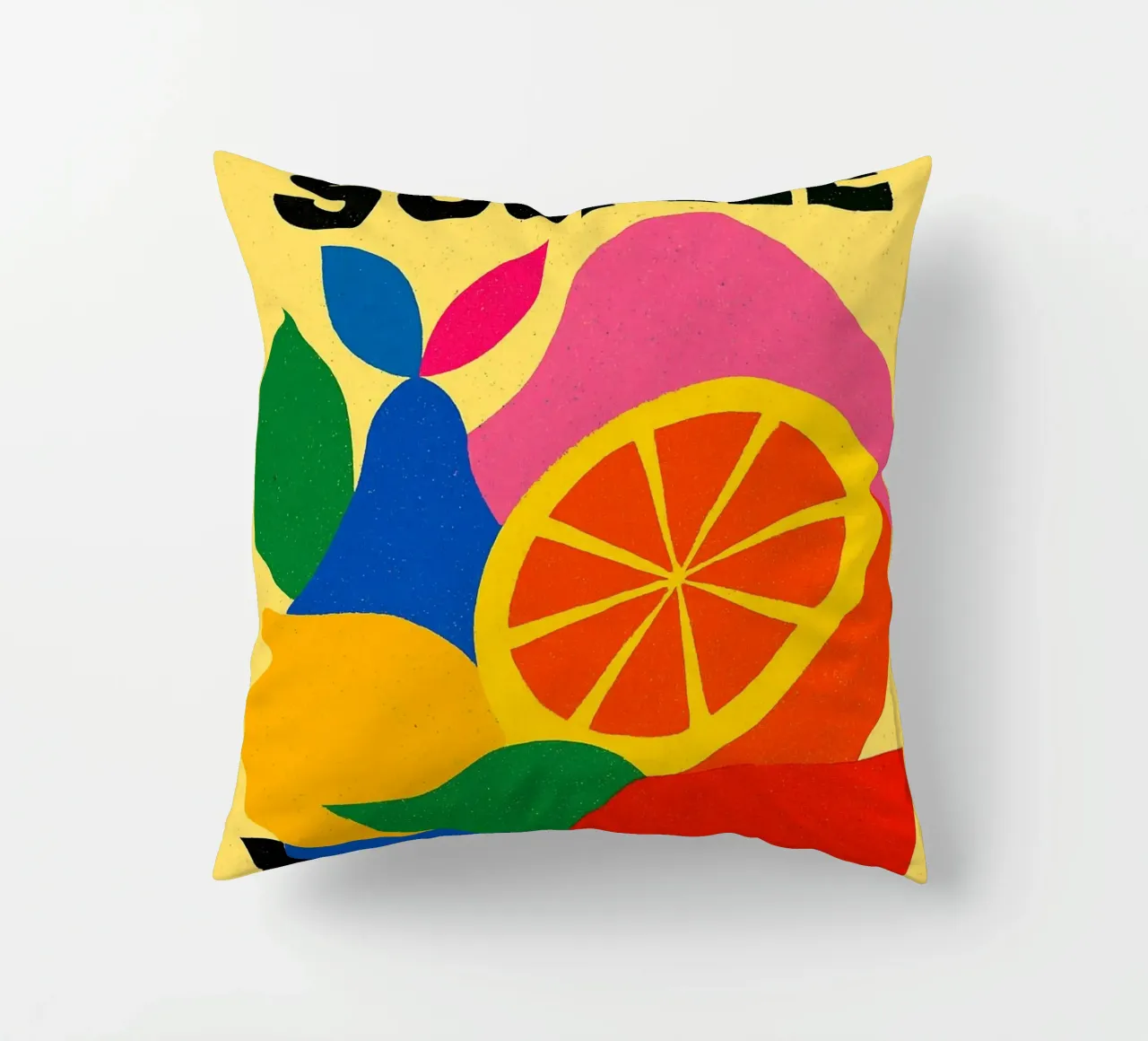 Matière Sucrée - Un'esplosione di colore e di piacere cuscino da Pop and Fruits - Affiches & posters