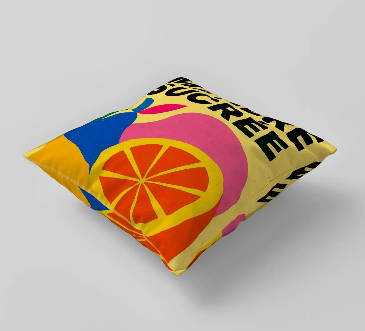 Matière Sucrée - Un'esplosione di colore e di piacere cuscino da Pop and Fruits - Affiches & posters