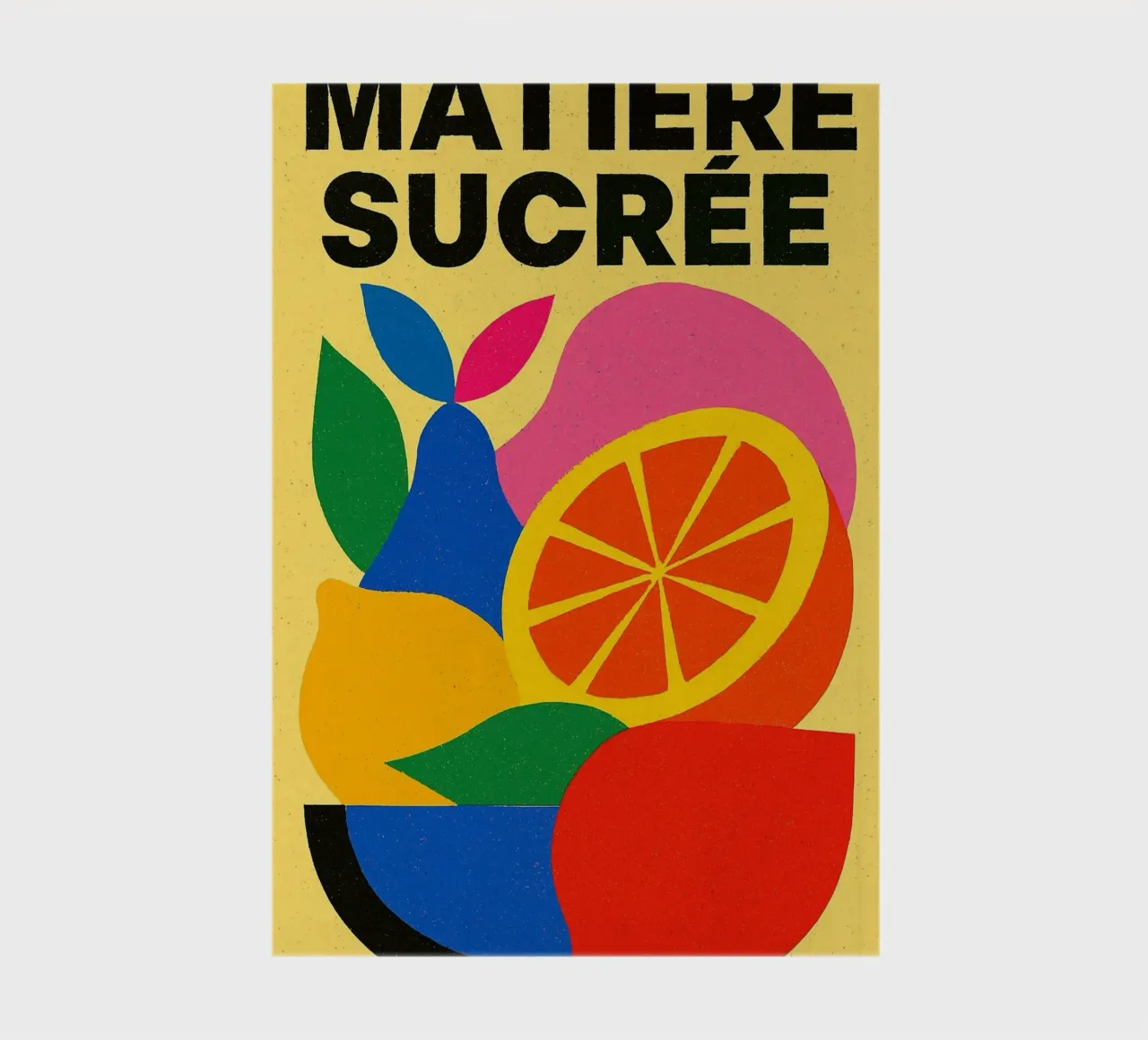 Matière Sucrée - An explosion of colour and indulgence notebook by Pop and Fruits - Affiches & posters