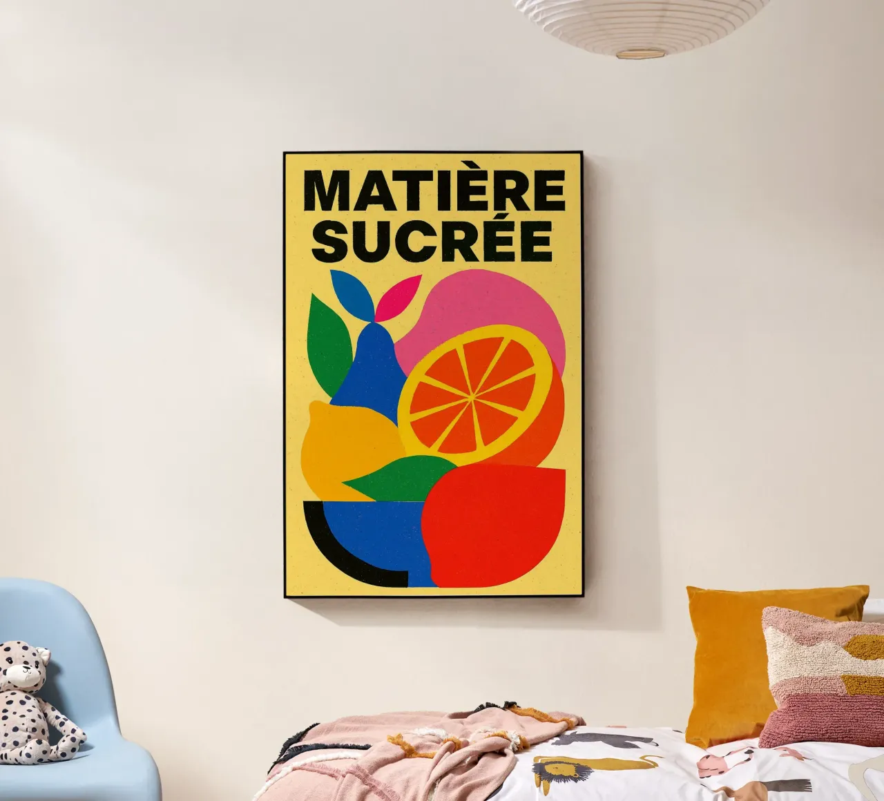 Matière Sucrée - Un'esplosione di colore e di piacere plexiglass da Pop and Fruits - Affiches & posters