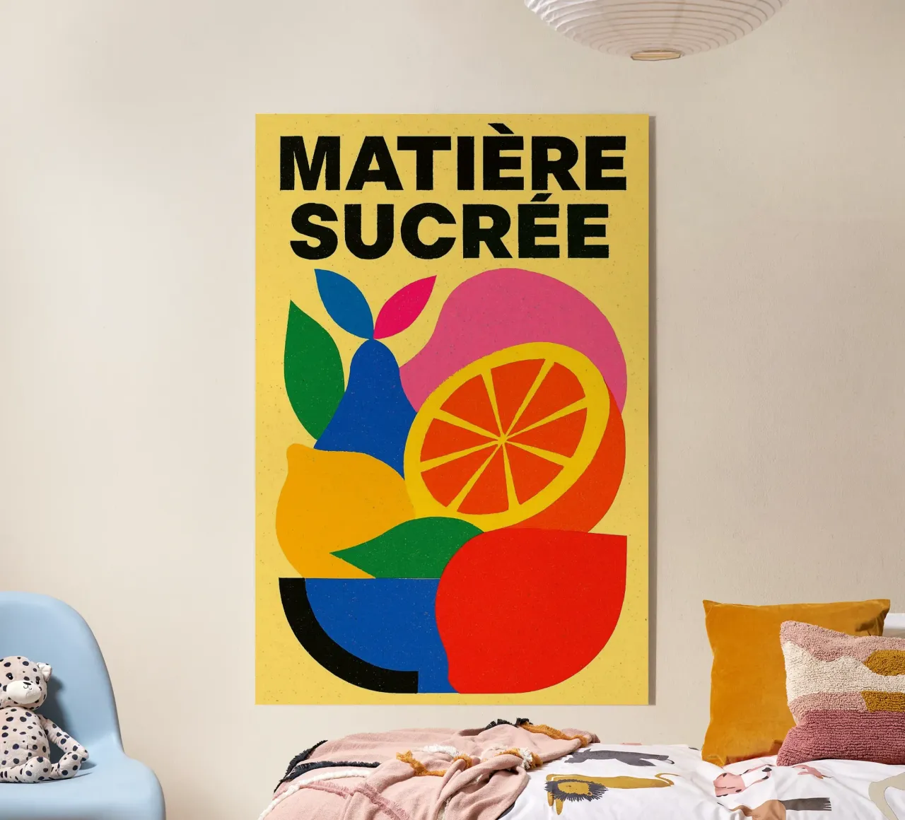 Matière Sucrée - Un'esplosione di colore e di piacere plexiglass da Pop and Fruits - Affiches & posters