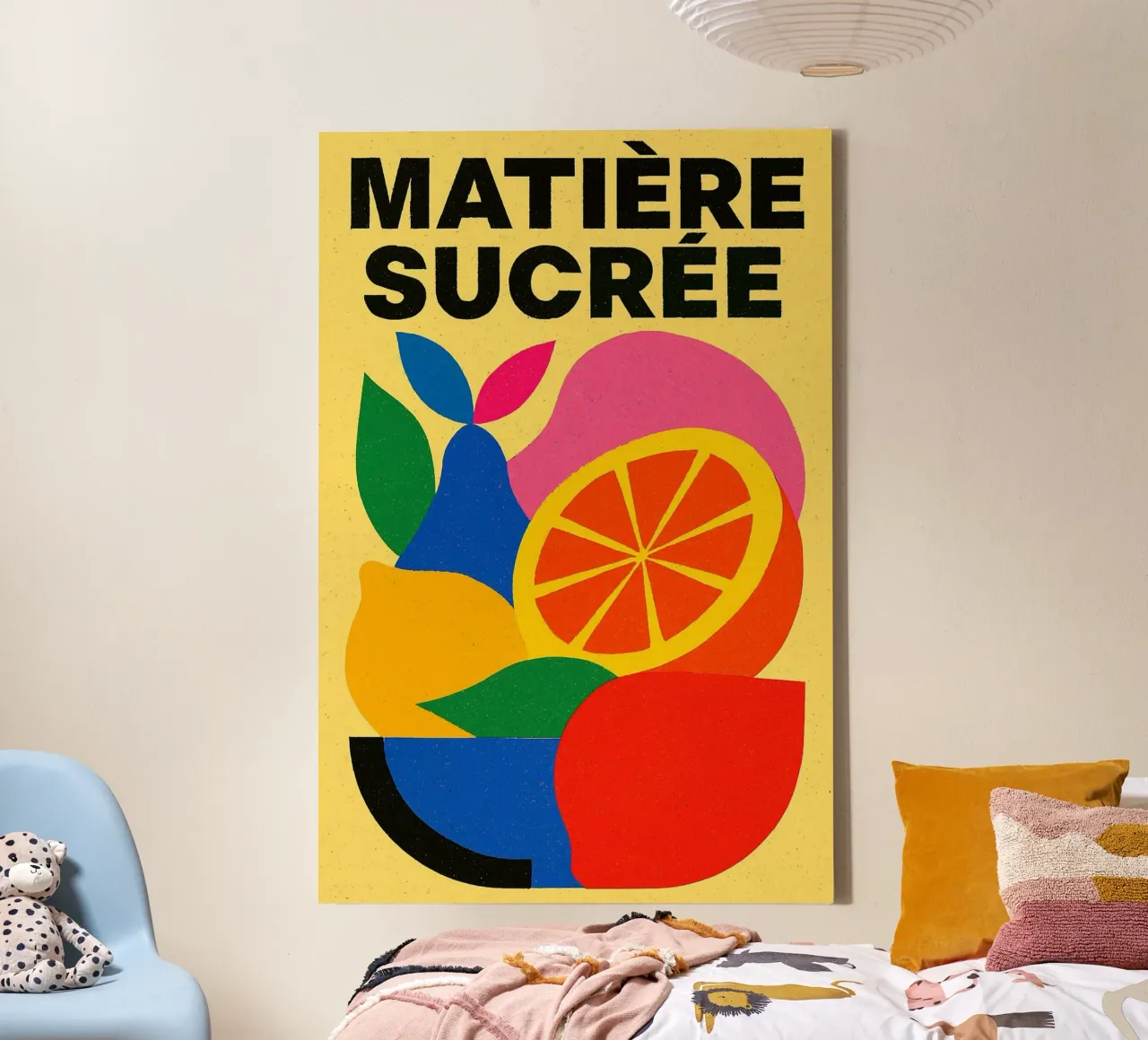 Matière Sucrée - Un'esplosione di colore e di piacere tela da Pop and Fruits - Affiches & posters