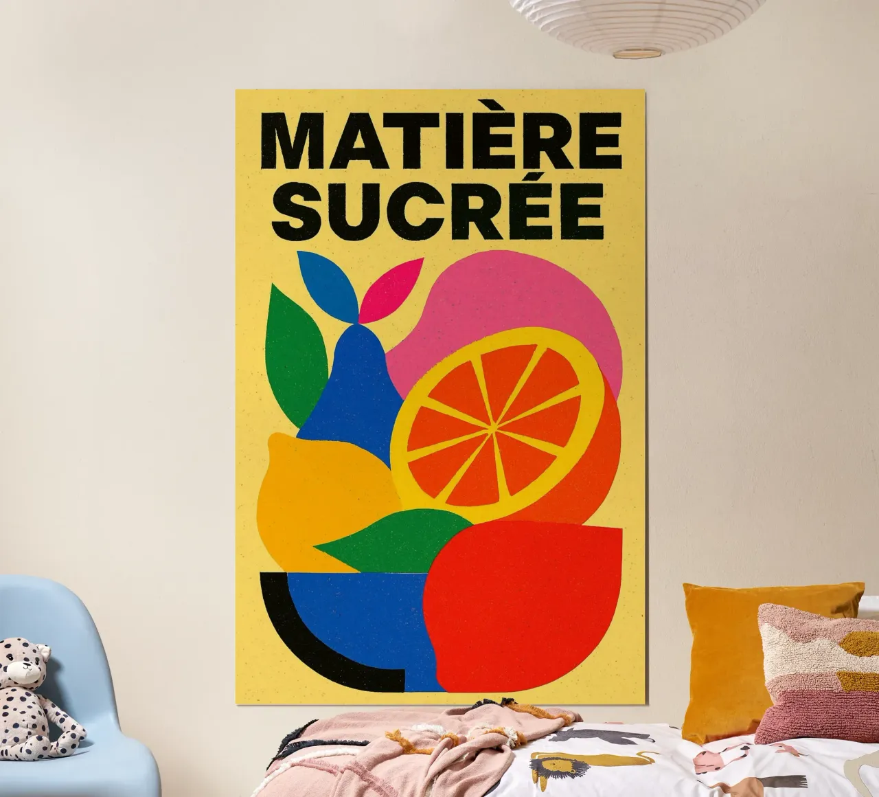 Matière Sucrée - Un'esplosione di colore e di piacere carta hahnemühle da Pop and Fruits - Affiches & posters