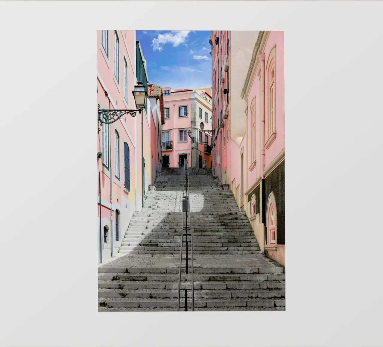 Pink Stairway telo in pvc da METROPOLIS