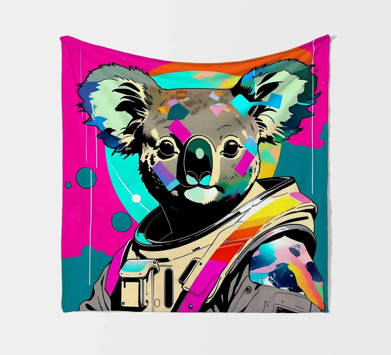 Koala_Style_D_1 coperta in pile da Tierisch bunt by LK