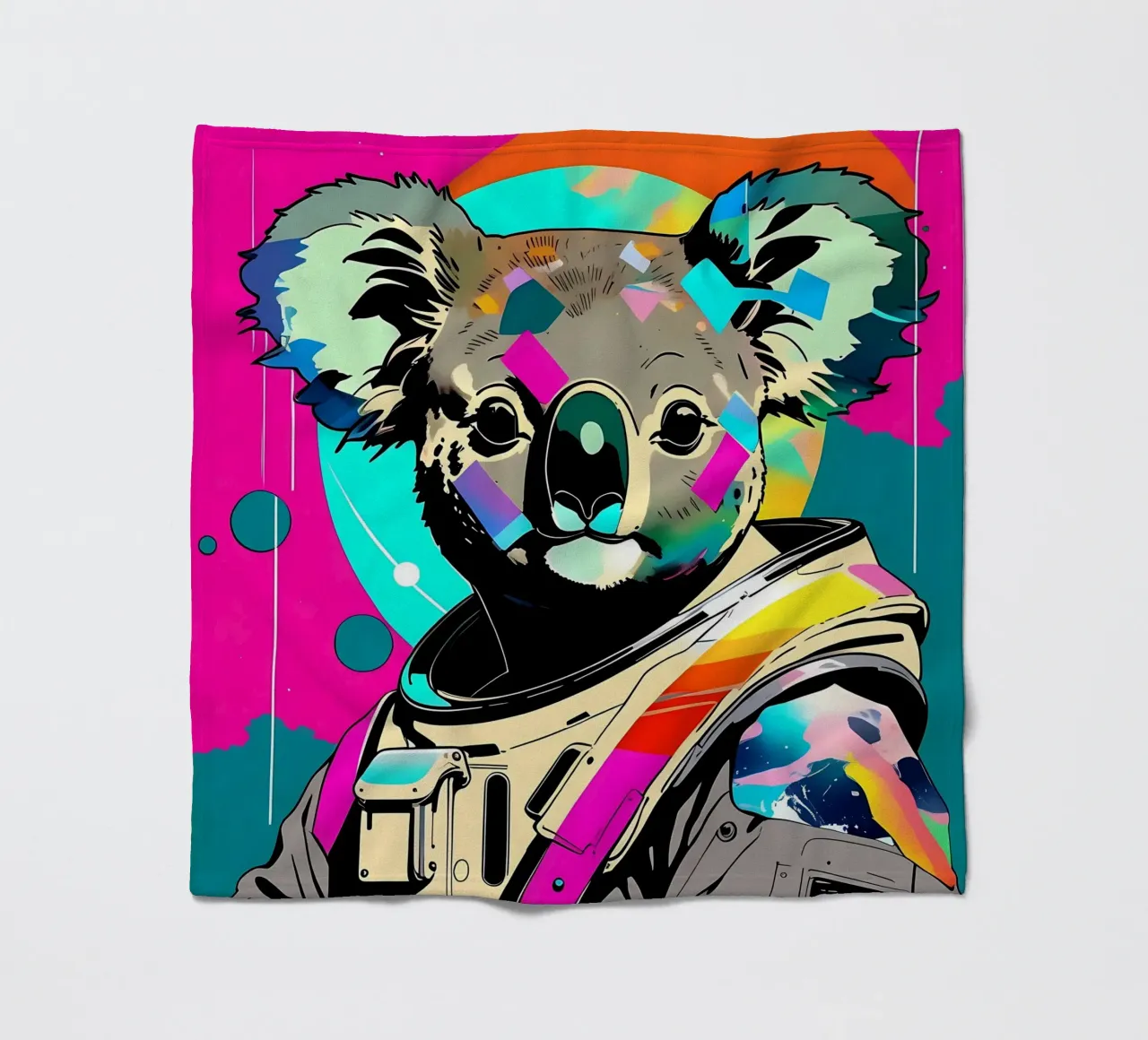 Koala_Style_D_1 coperta in pile da Tierisch bunt by LK
