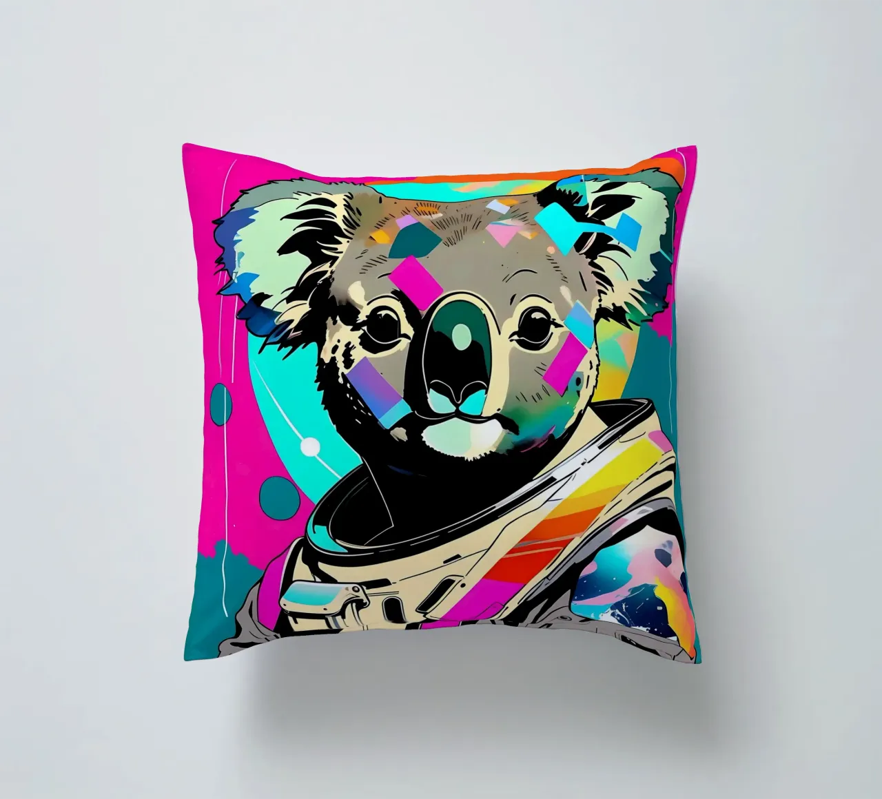 Koala_Style_D_1 cuscino da Tierisch bunt by LK