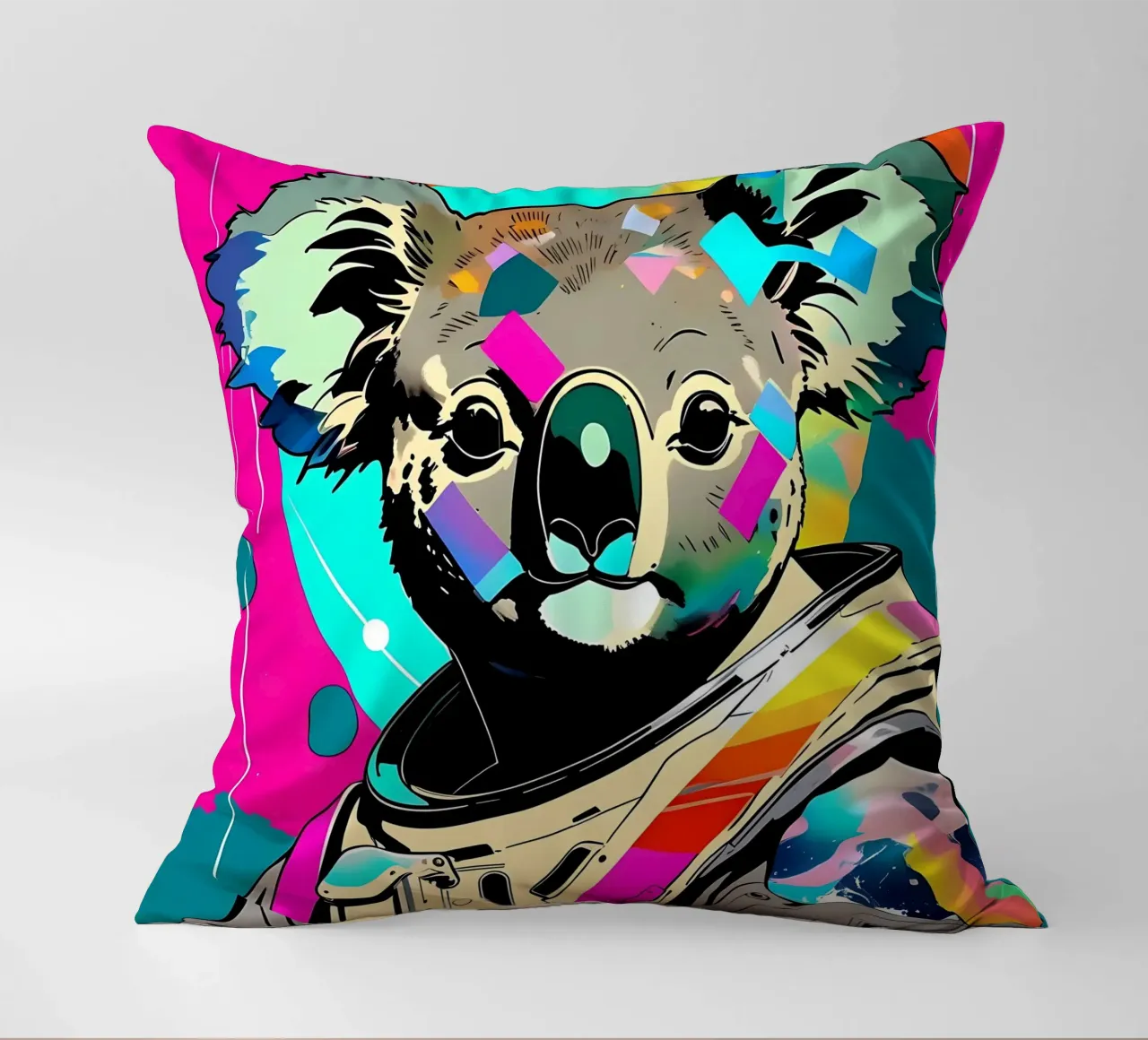 Koala_Style_D_1 cuscino da Tierisch bunt by LK