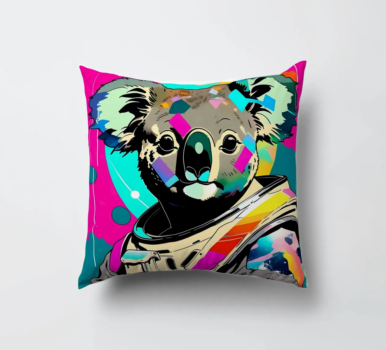 Koala_Style_D_1 cuscino da Tierisch bunt by LK