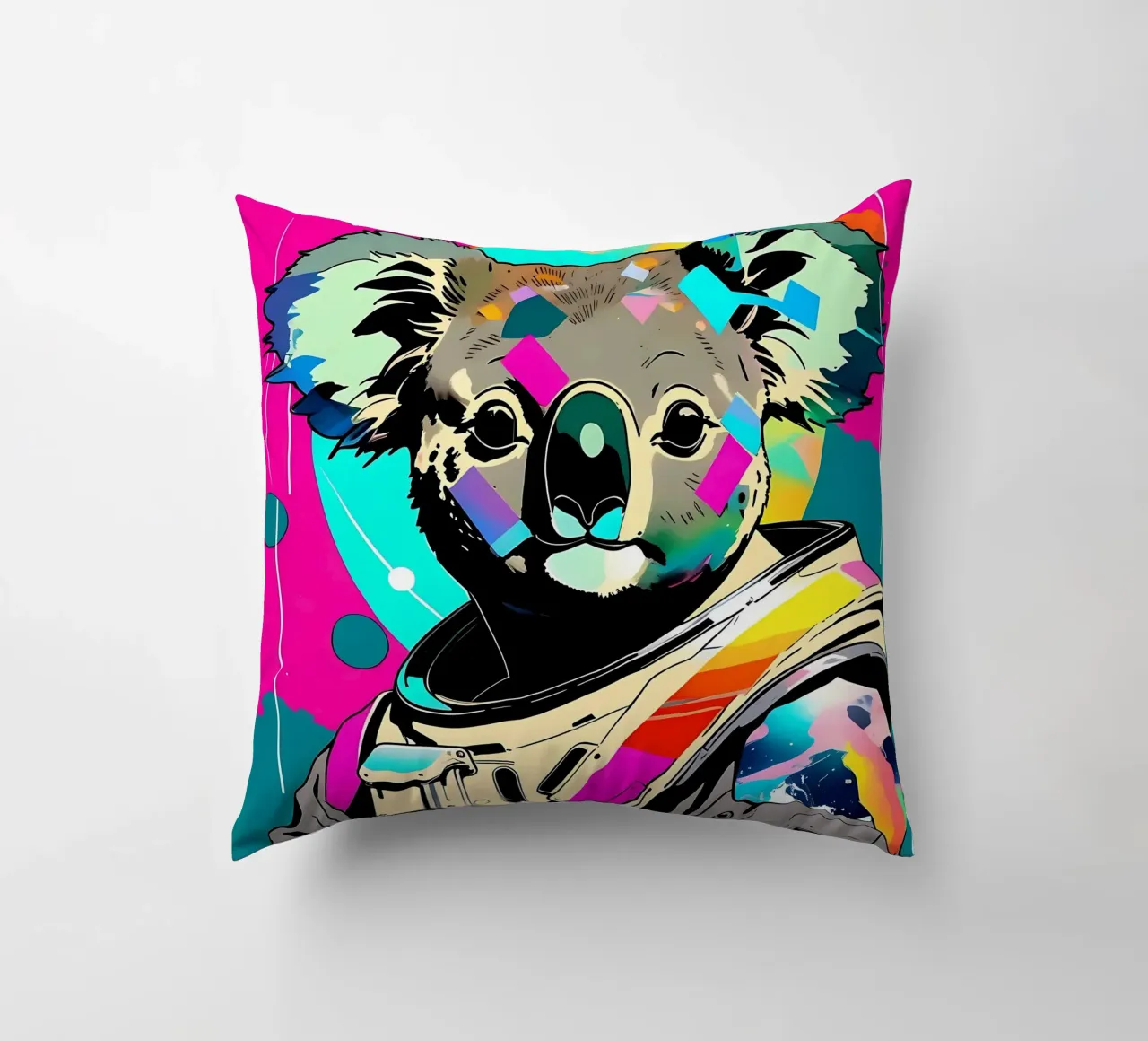 Koala_Style_D_1 cuscino da Tierisch bunt by LK