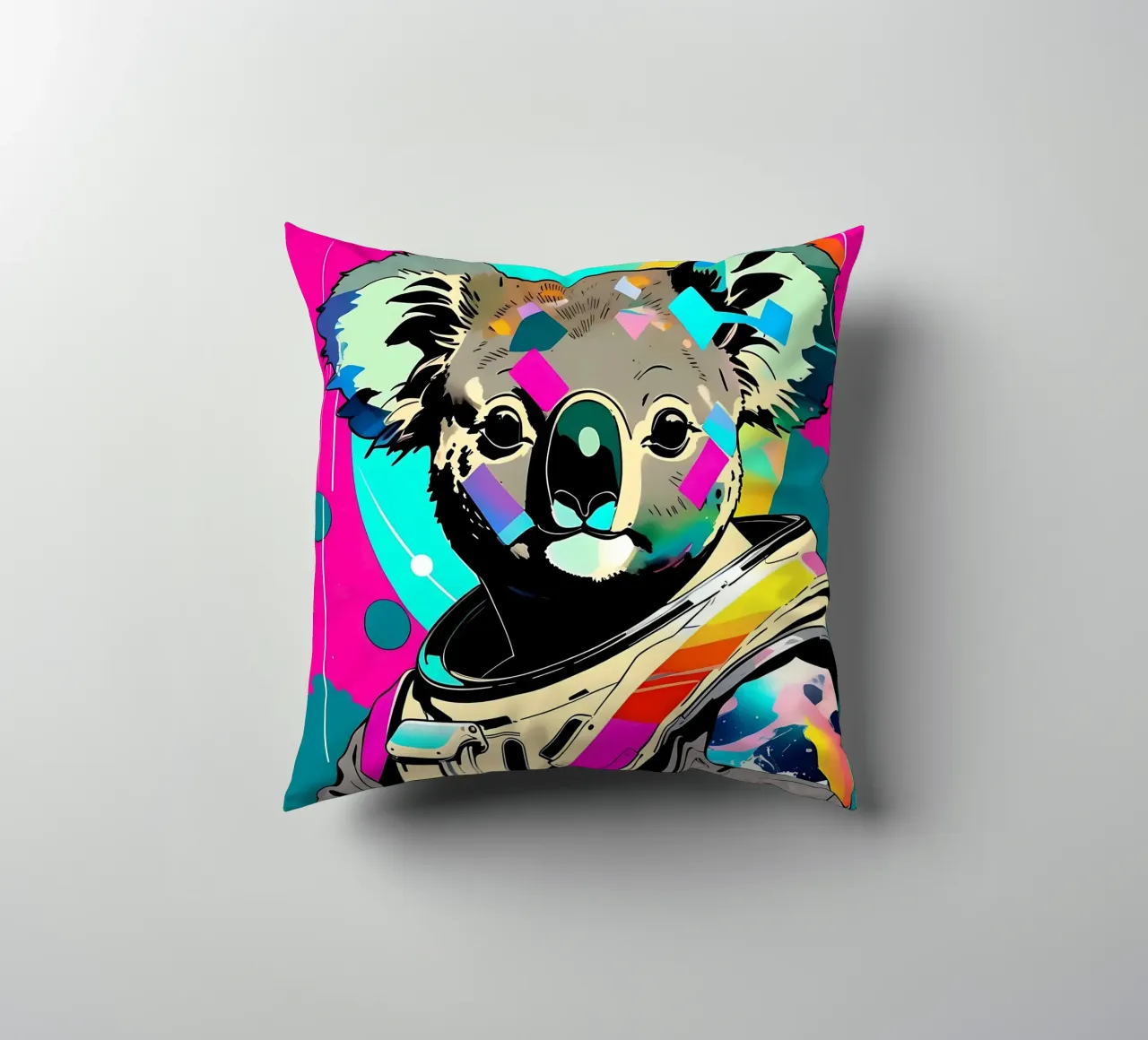 Koala_Style_D_1 cuscino da Tierisch bunt by LK