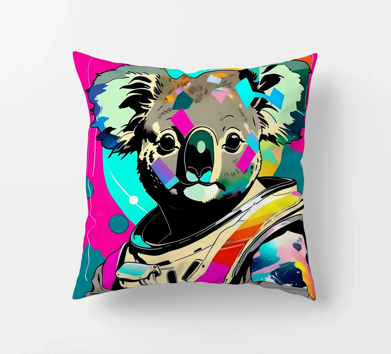 Koala_Style_D_1 cuscino da Tierisch bunt by LK