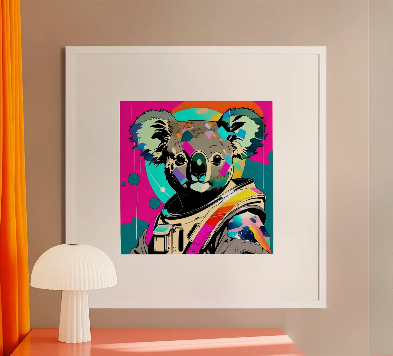 Koala_Style_D_1 carta hahnemühle da Tierisch bunt by LK
