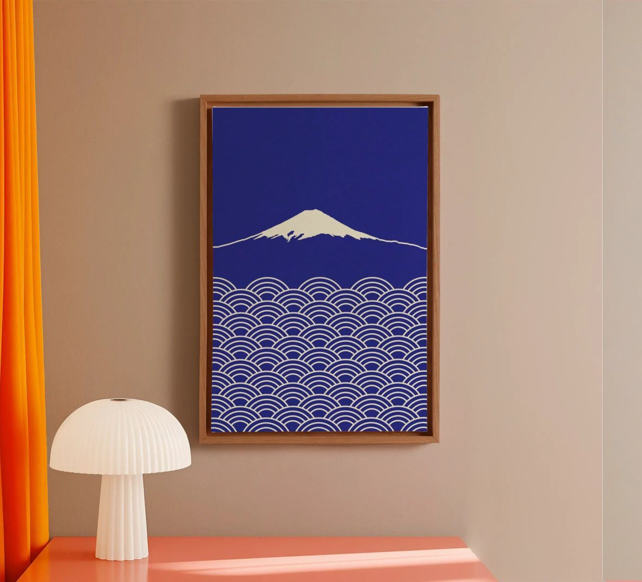 Waves And Fuji San toile de Rosi Feist