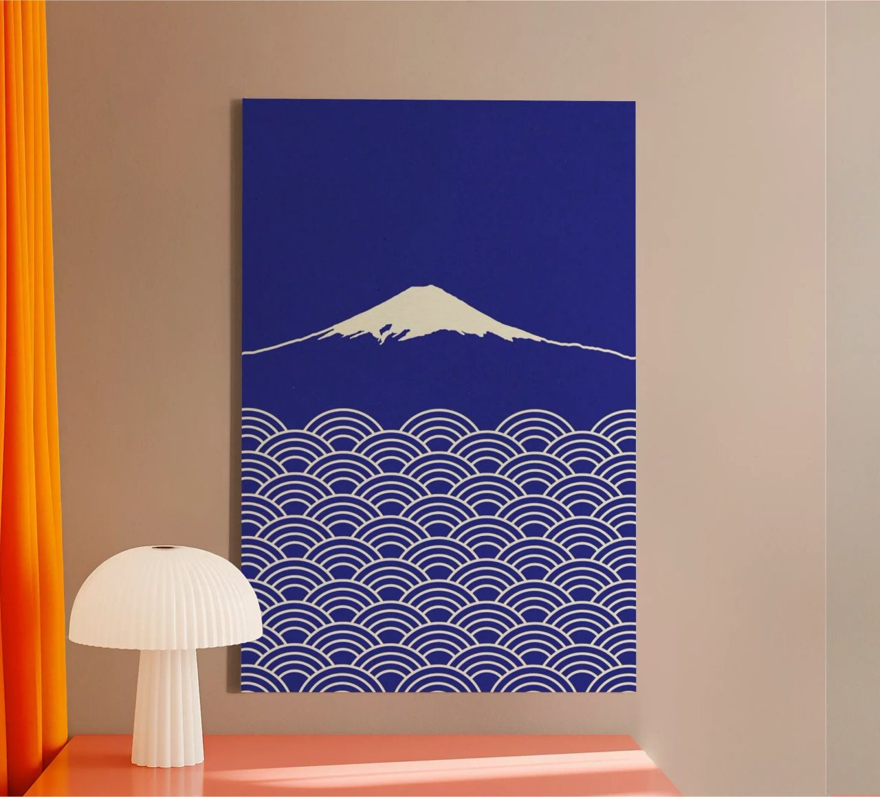 Waves And Fuji San toile de Rosi Feist