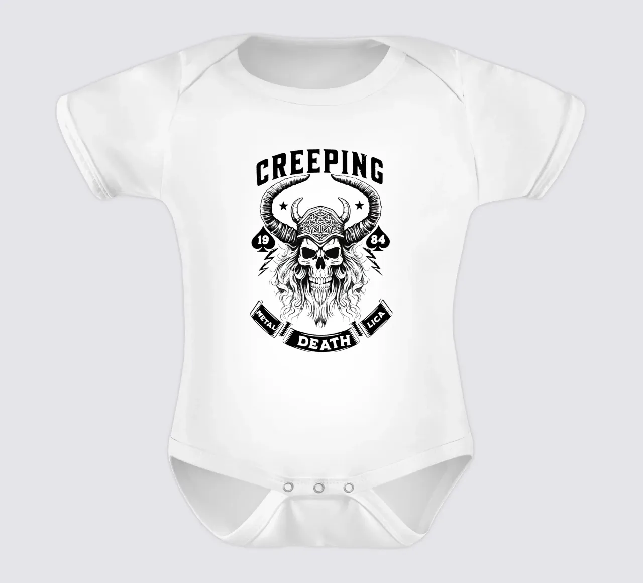 Der schleichende Tod Kurzarm Babybody von Gunawan Rb