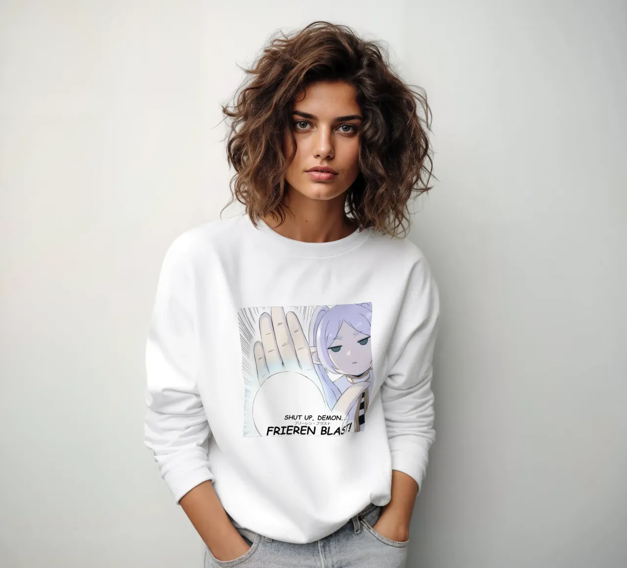 Shut Up sweatshirt by Evie Shop