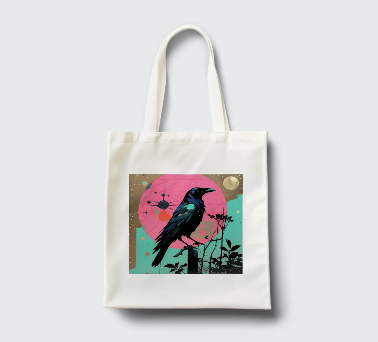 Corvo_Stile_D_1 borsa in juta da Tierisch bunt by LK