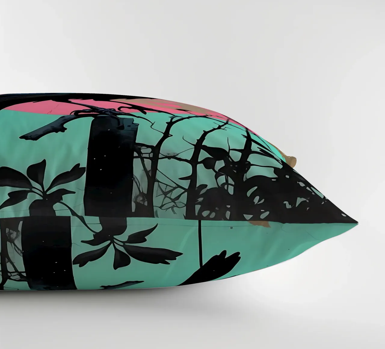 Corvo_Stile_D_1 cuscino da Tierisch bunt by LK