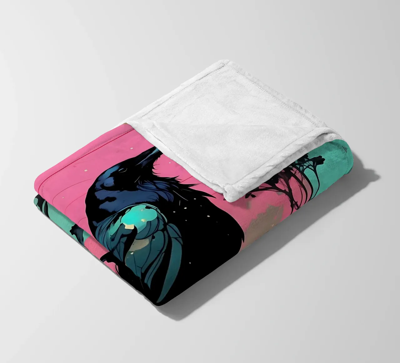 Corvo_Stile_D_1 coperta in pile da Tierisch bunt by LK