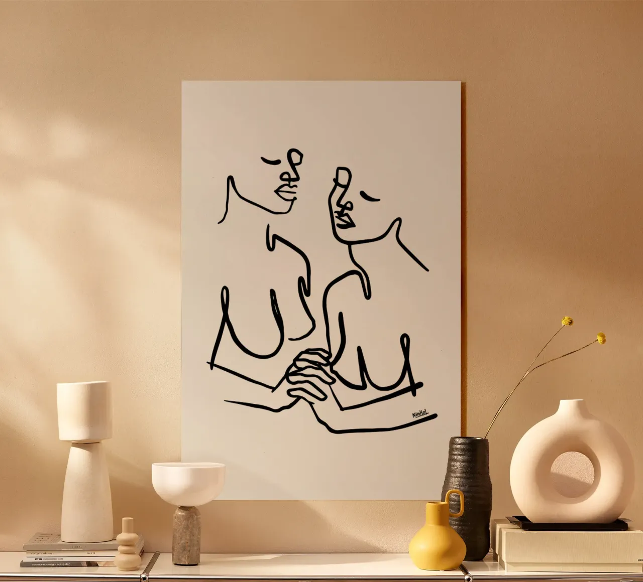 Two Girls plexiglass da Ninhol