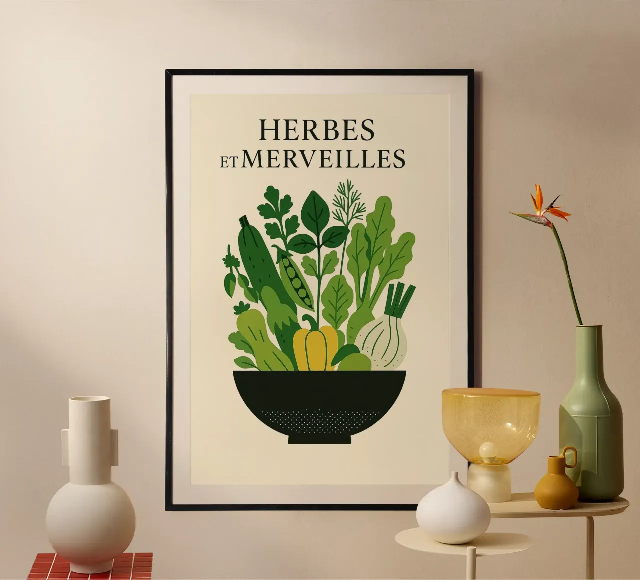 Herbes et Merveilles - La natura al suo meglio carta hahnemühle da Pop and Fruits - Affiches & posters