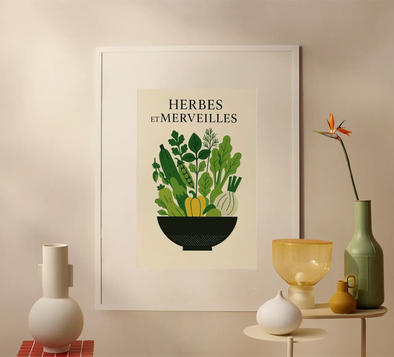Herbes et Merveilles - La natura al suo meglio carta hahnemühle da Pop and Fruits - Affiches & posters