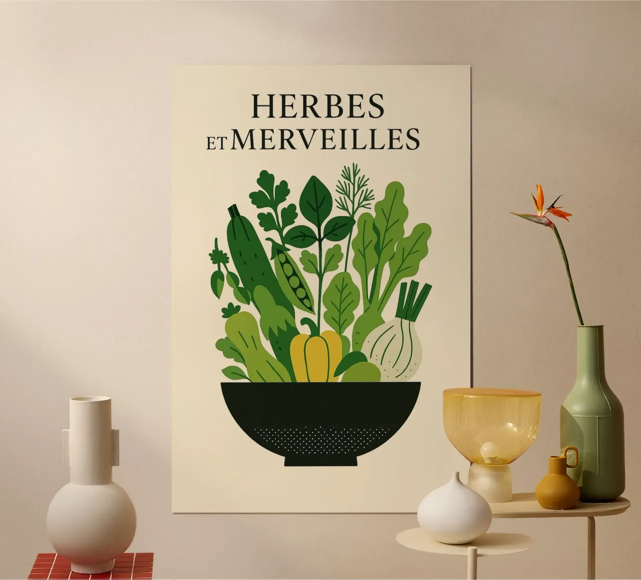 Herbes et Merveilles - La natura al suo meglio carta hahnemühle da Pop and Fruits - Affiches & posters