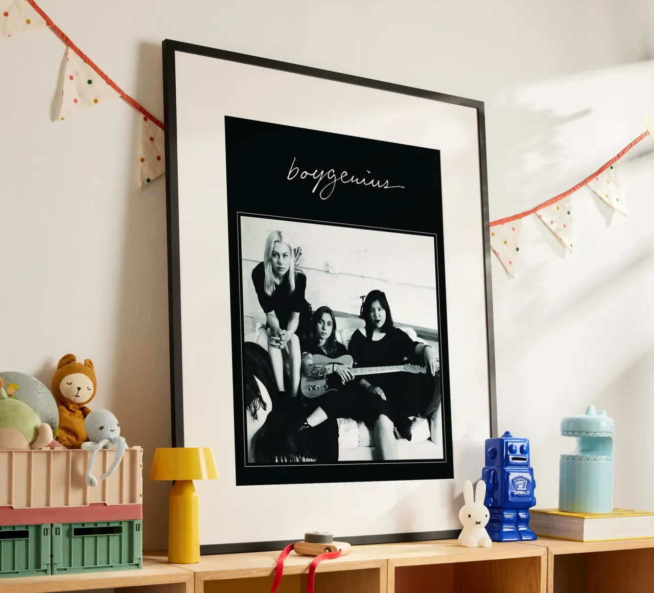 The Evolution of a Band poster with wooden frame by avissta